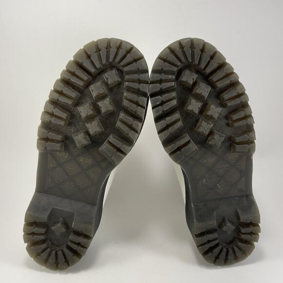 Dr Martens Docs 1461 Quad Platform Oxfords Womens Size 6 White Leather Low Top - Picture 7 of 9